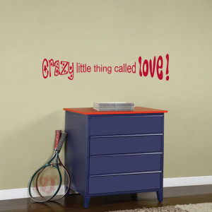 Red Crazy Little Thing Called Love (Queen/Elvis) Lyric in a hall