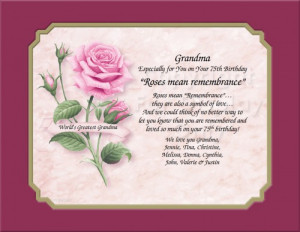 Personalized Gift for Grandma Keepsake and Remembrance