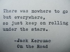 JACK KEROUAC Hand Typed Typewriter ️