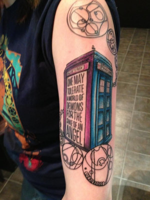 Awesome doctor who tattoo!!
