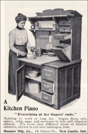 ... kitchens from 1900 through the 'teens is how simple they were