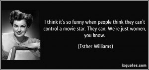 think it's so funny when people think they can't control a movie ...