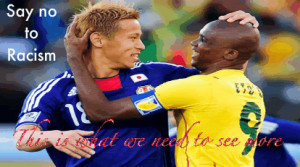 Fifa world cup 2010 say no to racism Image