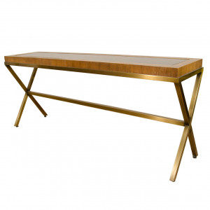 mono mid century console table