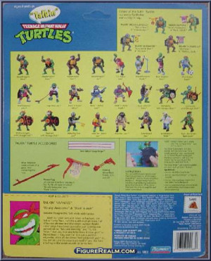 ... Ninja Turtles - Talkin' Turtles manufactured by Playmates [Back