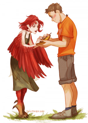 Tyson and Ella, the Cyclops and the Harpy