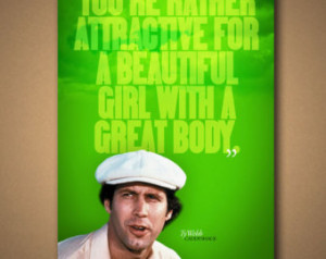 CADDYSHACK Ty Webb Quote Poster