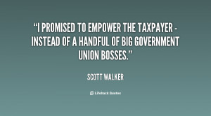 promised to empower the taxpayer - instead of a handful of big ...