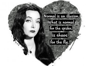 Morticia Addams, like Blade, digs web analytics. And the color black.