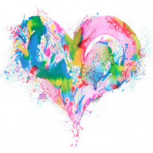 Love Heart Colourful 08 - Heart Love, Colourful Heart