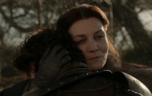 Catelyn comforts her son, vowing to 
