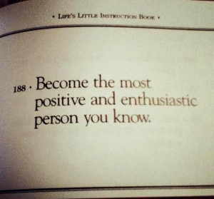 positive & enthusiastic