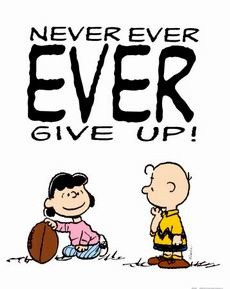 Charlie Brown:) Our household motto