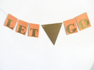 Quote Bunting Banner Banner with Words Peach and by ThePaperLake, $12 ...