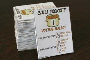 cute voting ballots to match check out our chili cookoff voting ...