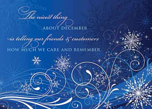Appreciation Quotes for Christmas Business Cards