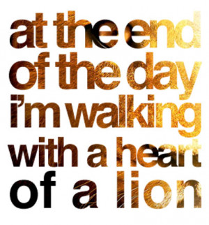 Quotes About Lions Heart. QuotesGram
