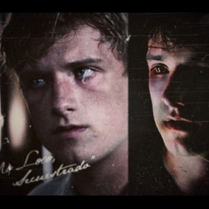 Hijacked Peeta... *SOBBING* OMG I CANT FIGURE OUT WHAT IT SAYS OM THE ...