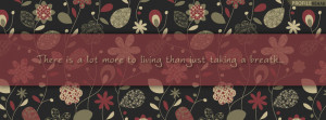 Saying about Life Facebook Cover