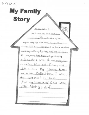 My Family Story, A Post Adoption Story