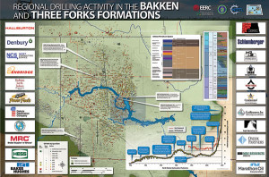 Bakken And Three Forks Formations Map The Has