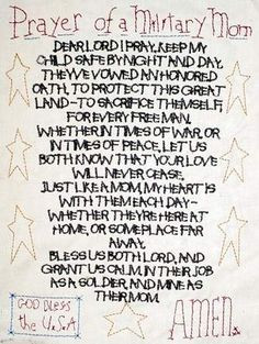 military mom dear lord i pray you keep my child safe more military ...