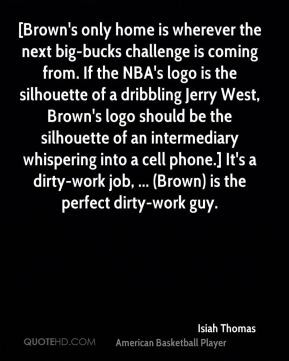 from. If the NBA's logo is the silhouette of a dribbling Jerry West ...