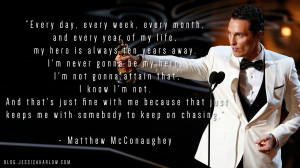 ... Learned From Matthew McConaughey’s Winning Speech at the Oscars