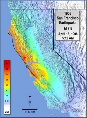Lawson used seismographs, The Mercalli Intensity Scale