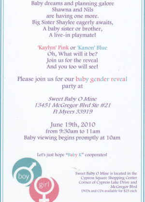 ... baby gender reveal party at sweet baby of mine 4d ultrasounds and i