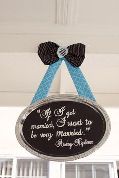 breakfast at tiffanys bridal shower brunch, Audrey Hepburn quote, sign ...