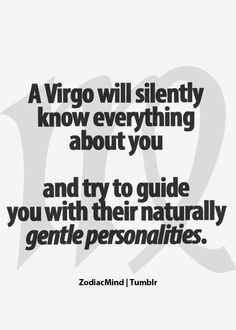 Virgo Personality Quotes. QuotesGram