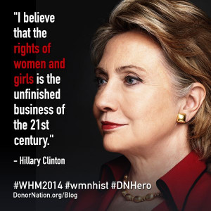 Women's History Month 2014 #HilaryClinton #womenshistorymonth #WHM2014 ...