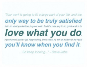Fall in love with your work quotes