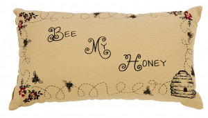 Whimsical stenciled bees and beehives add charm to our Cambrie Lane ...