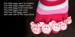 This Little Piggy Toe Socks
