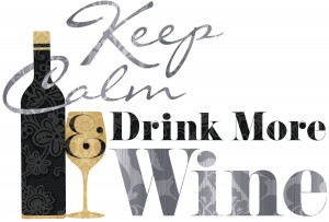 ... Decals Quotes & Sayings Keep Calm & Drink Wine Quote Wall Stickers