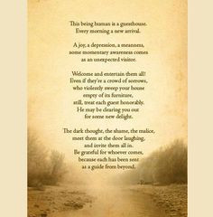rumi more art rumi the doors house guest rumi poems guesthouse quote ...