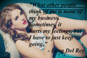 people think of me is none of my business. Sometimes, it hurts my ...