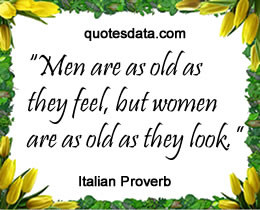 Picture Italian Popular proverbs >>More....