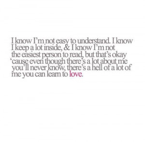 Know I’m Not Easy To Understand, but I am tired of apologizing for ...