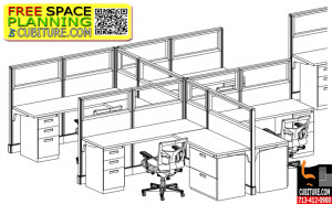 FR126 Office Space Planning. Admittedly, a free office design layout ...