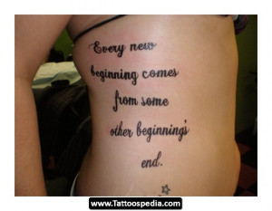 Baby Tattoo Quotes Good tattoo design idea quotes