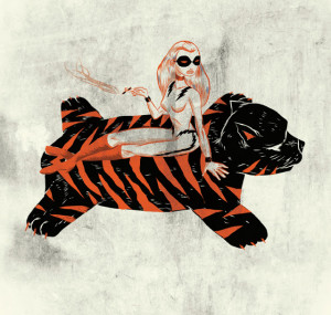 charles glaubitz illustration for el tigre digital back cover charles