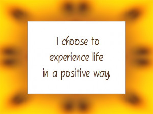 Daily Affirmation for April 22, 2013