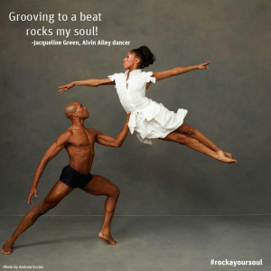 Alvin Ailey American Dance Theater's performances uplifts me too!