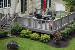 Composite Decks are a high quality, low maintenance deck option.
