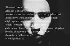 marilyn manson more belief church of satan marilyn manson quotes ...