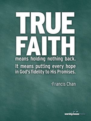 Use this wallpaper featuring a quote from Francis Chan as a reminder ...