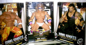 ... Giants UNDERTAKER - HULK HOGAN & ULTIMATE WARRIOR Action Figures NEW